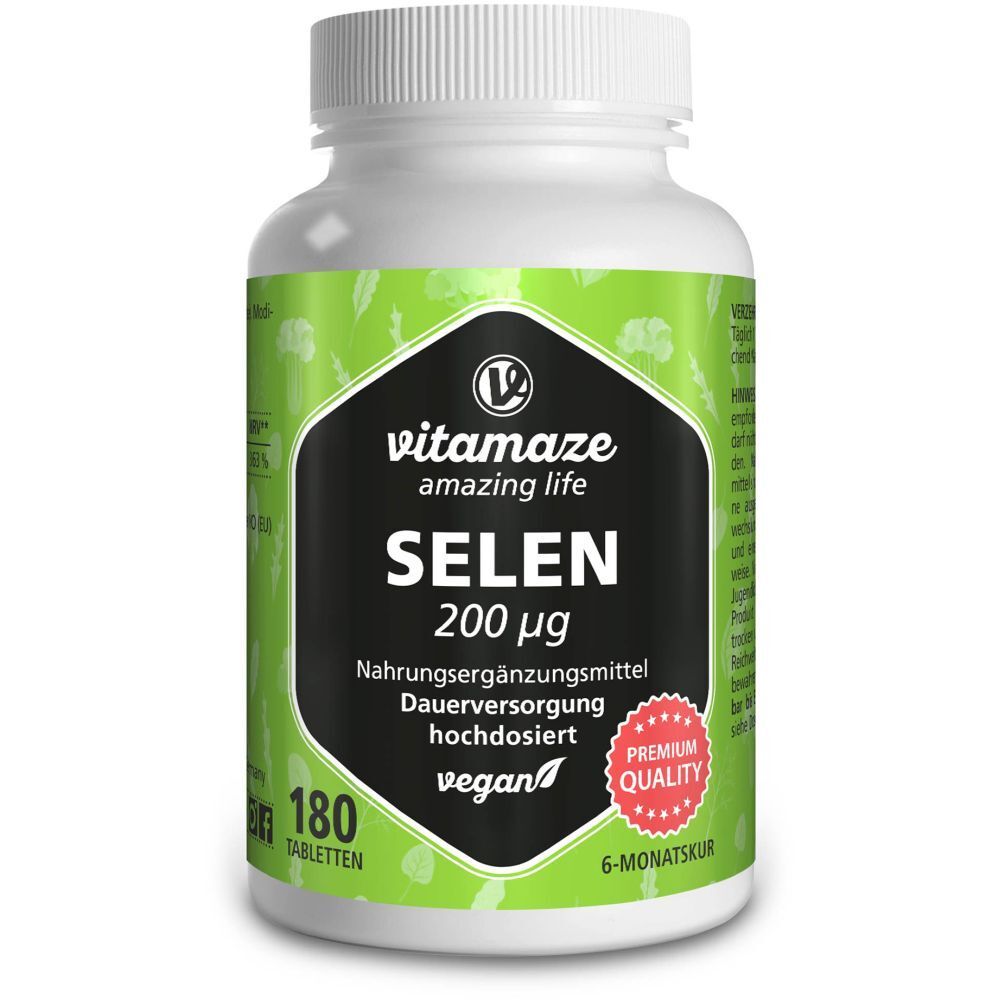 Vitamaze SELEN 200 µg hochdosiert vegan