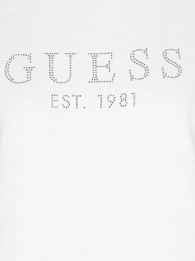 GUESS T-Shirt weiss