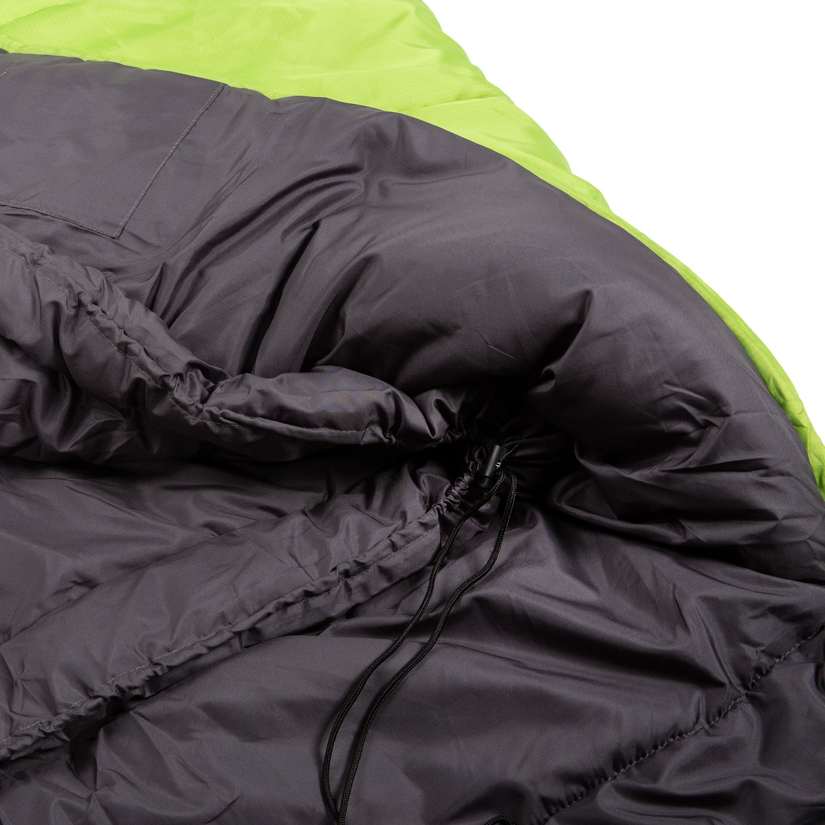 ACAMP Emery 220 x 85 cm slaapzak met capuchon - Lime