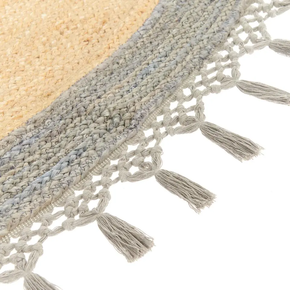 MARTS - Vloerkleed - Beige/Grijs - 200 cm - Jute