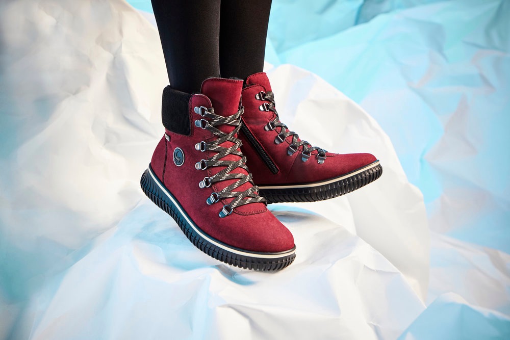 Rieker Winterboots  , Schnürboots, Stiefelette, TEX-Membran, mit gepolstertem Schaftrand