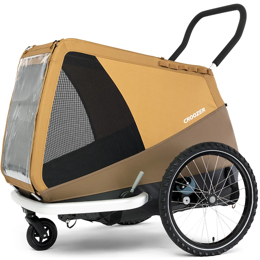 CROOZER Hundefahrradanhänger Dog Mikke Sundown yellow