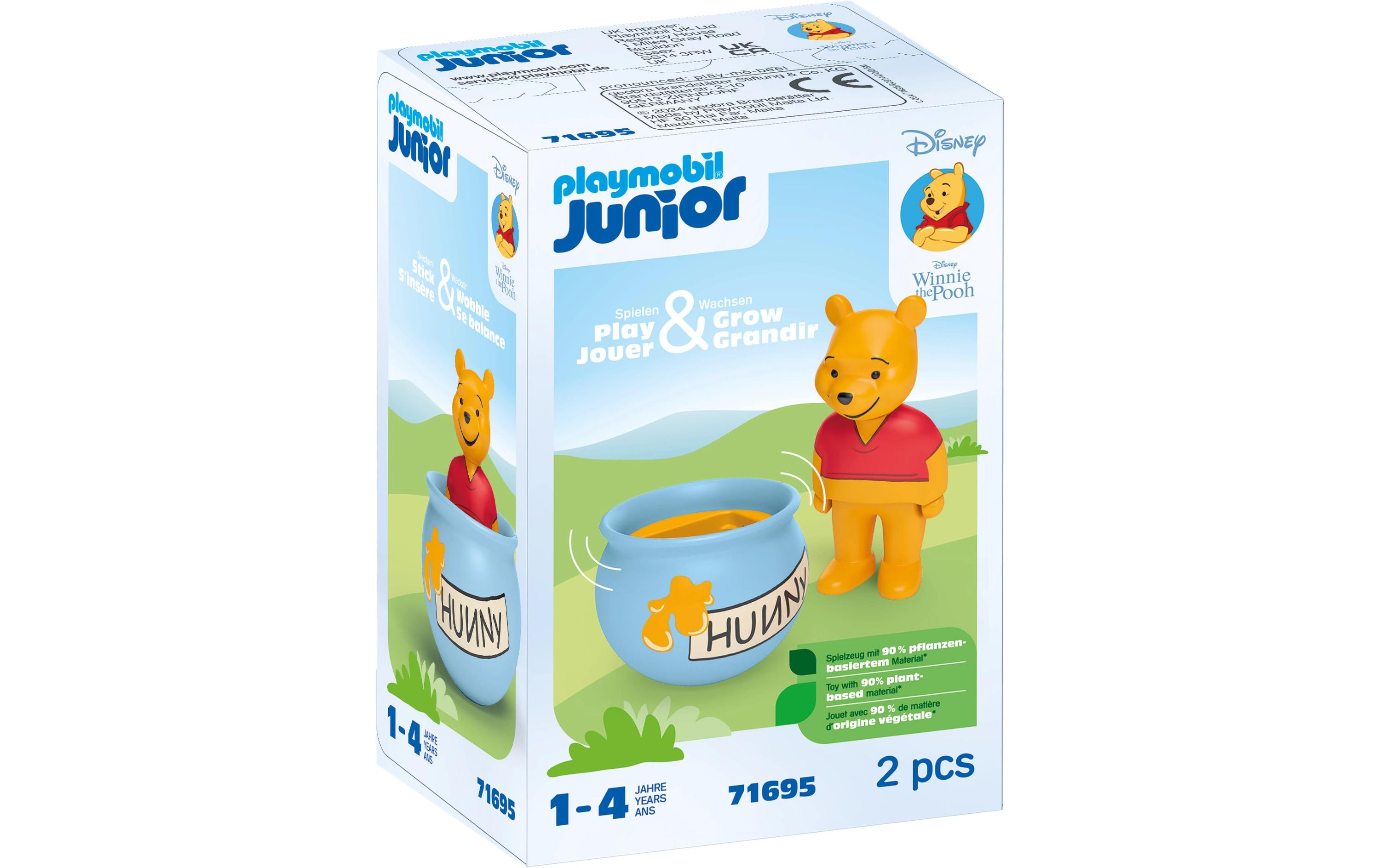 Junior Disney: Stehauf-Honigtopf 71695Winnie Puuh Figuren-Set für Kinder