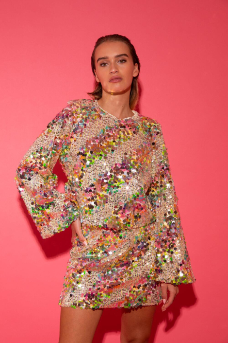 Studio Amaya multi color dames rok