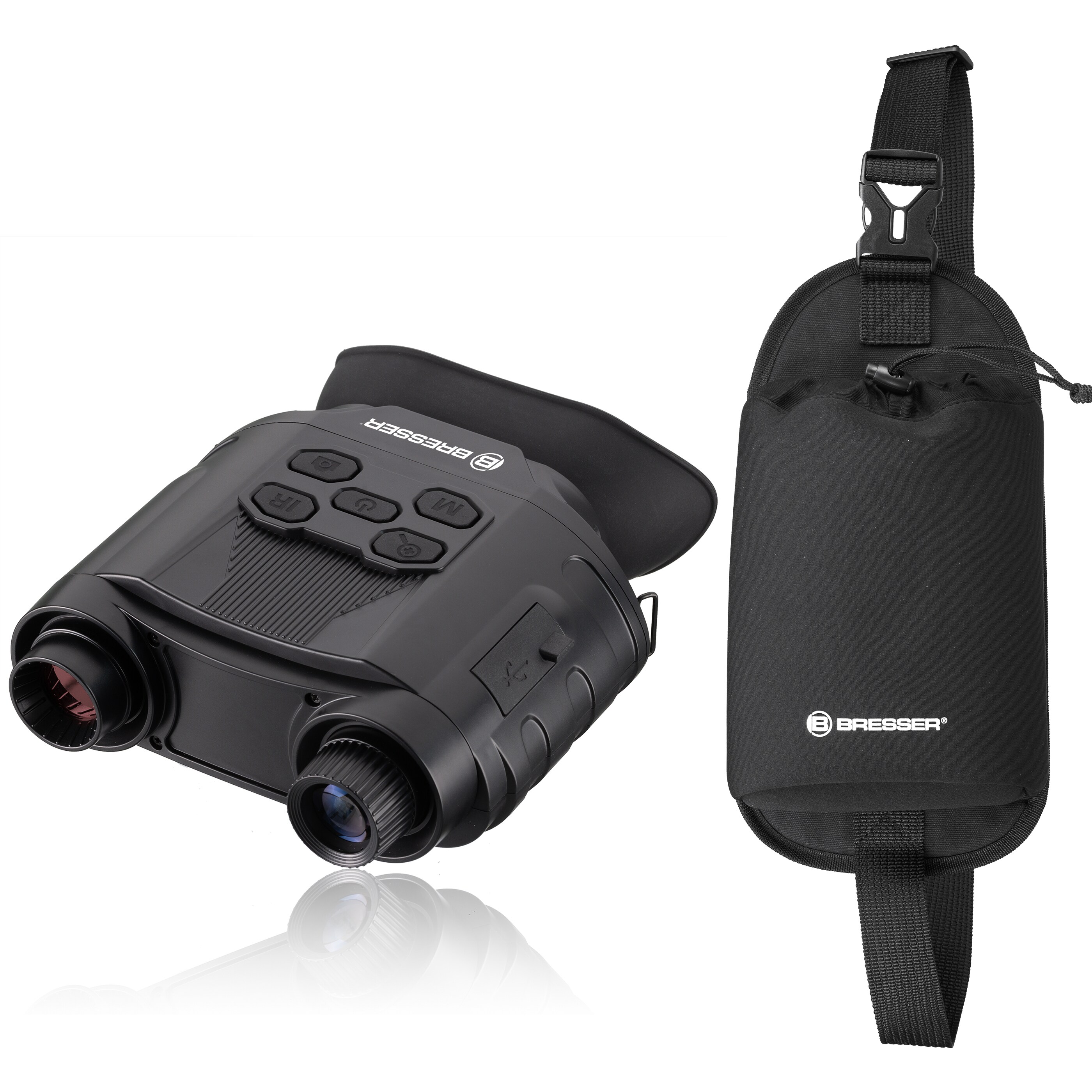 BRESSER Digitales binokulares Nachtsichtgerät Explorer 130