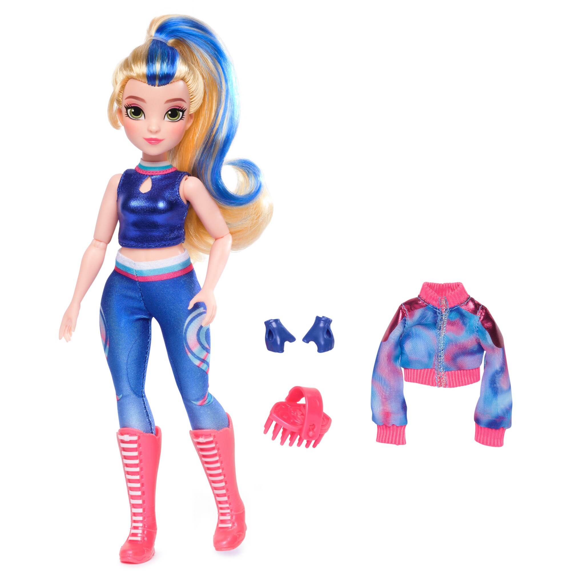 Spin Master Puppe Unicorn Academy - Ankleidepuppe Isabel