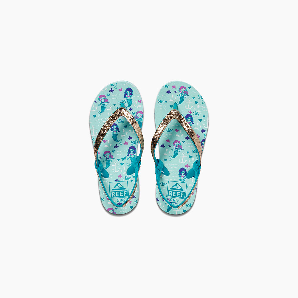 Little Stargazer Prints Aqua Mermaids