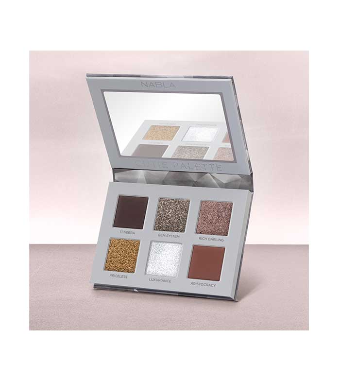 Nabla - *Cutie Collection* - paleta da sombra Cutie Palette - Platinum