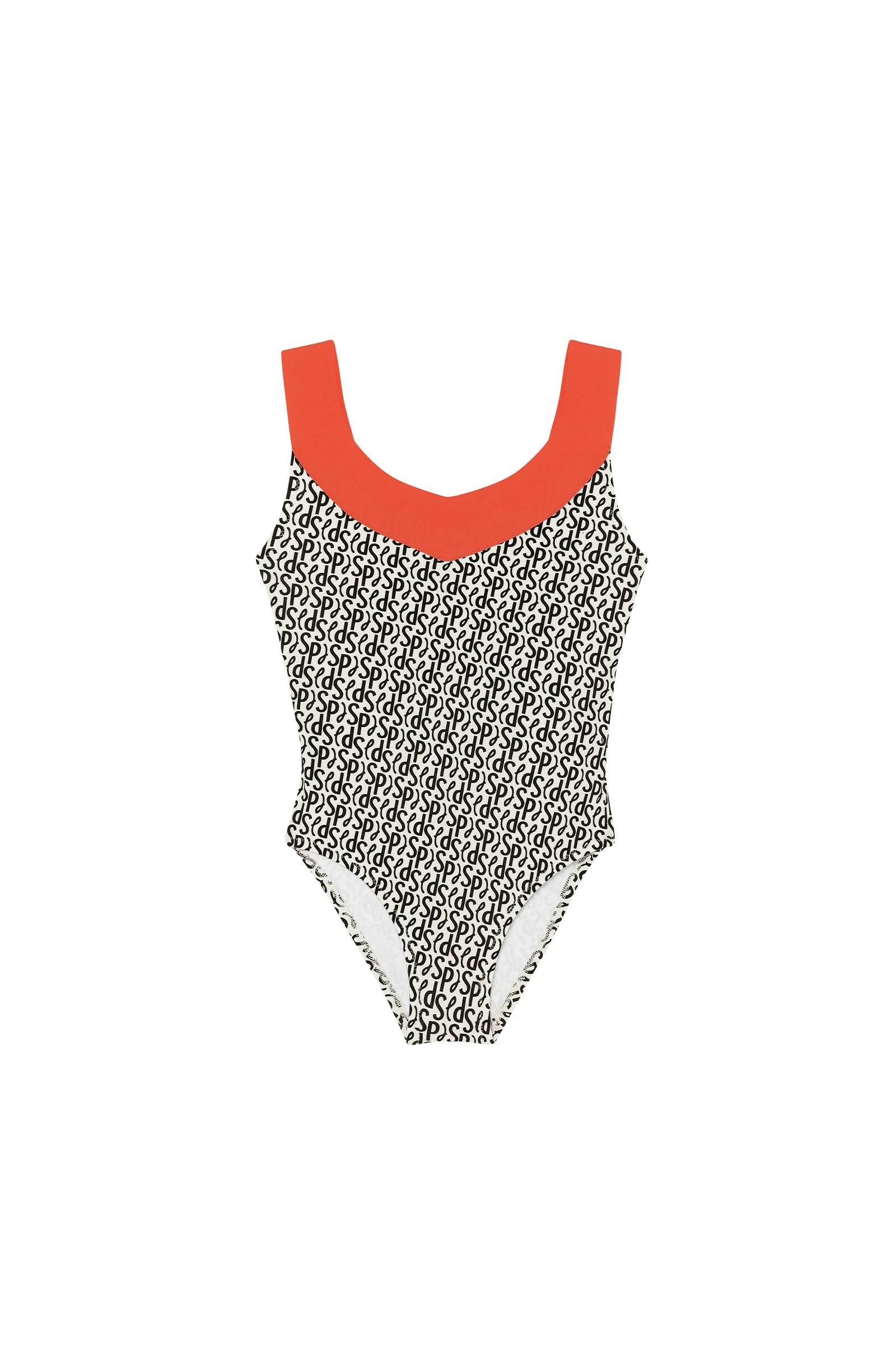 yos Maillot de bain une pièce enfant à bretelles croisées dos imprimé SIGNATURE Signature
