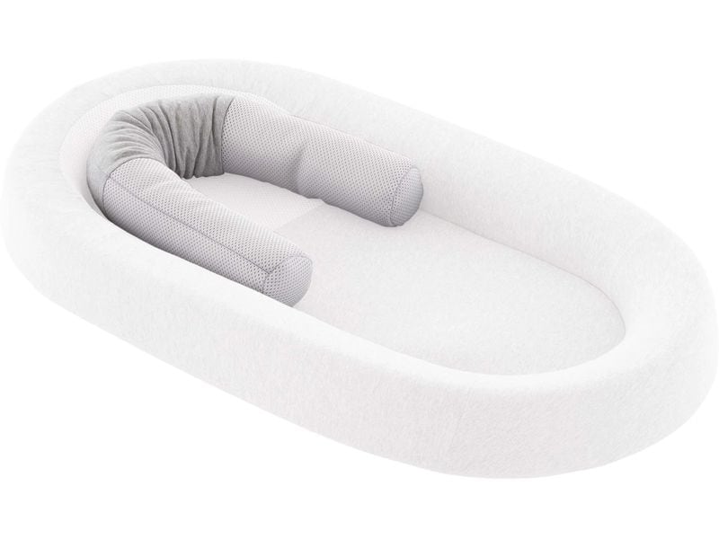 Träumeland Babynestverkleinerung Air 80 cm Grau Liegeflächenverkleinerung für das Babynest Home Air