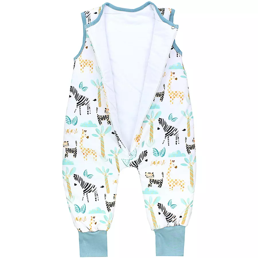 TupTam Baby  Winter Schlafsack mit Beinen 2,5 Tog grüngelb