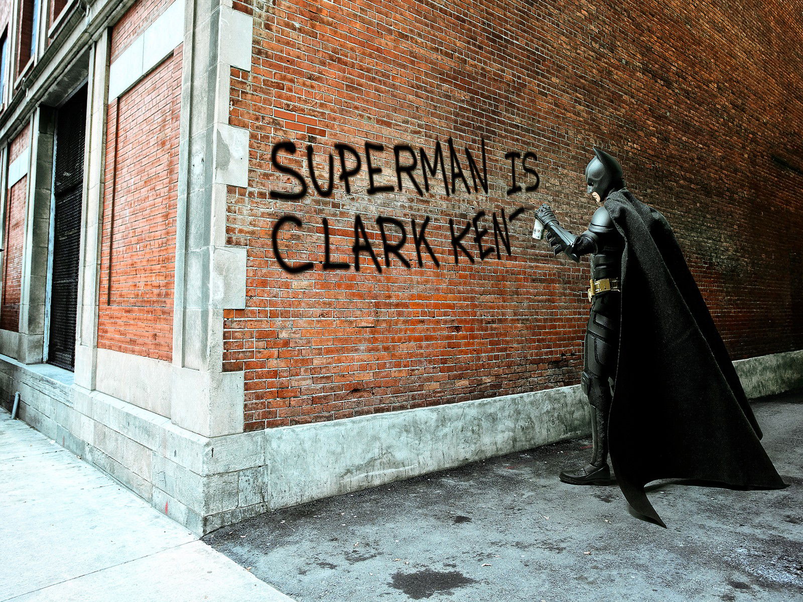Clark Kent Graffiti by Daniel Picard - Petites - Small Open Edition.