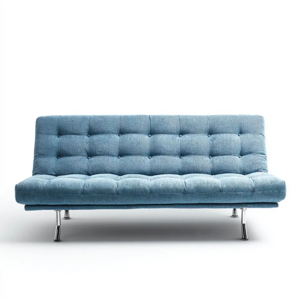 2-Sitzer-Sofa Stoff 180x90x75 cm – Blau – Modernes Design