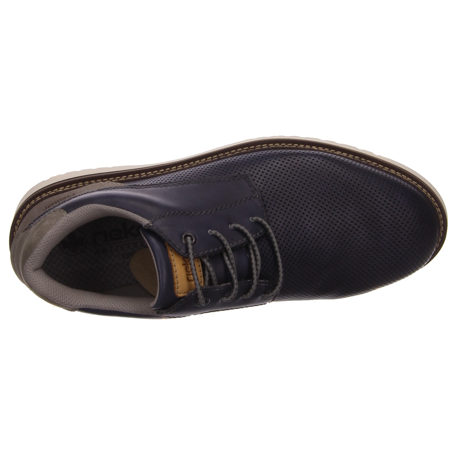 Rieker Schnürschuhe blau blau