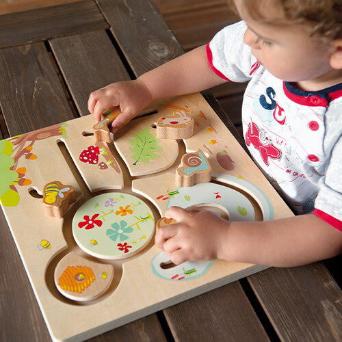 Andreu toys schuifpuzzel bos