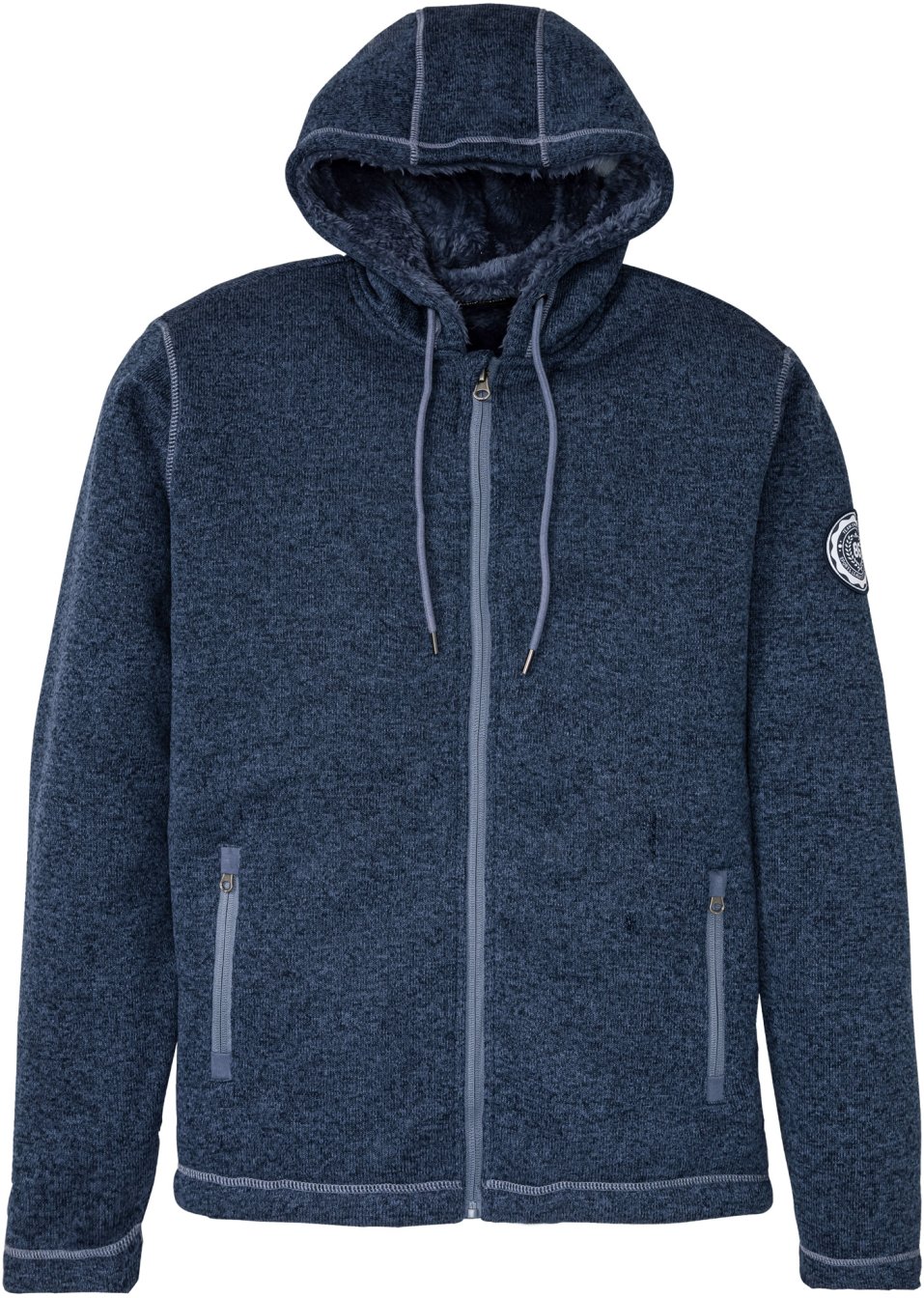 Gilet en maille polaire avec doublure peluche