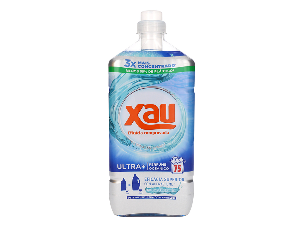 DETERGENTE ROUPA MÁQUINA LÍQUIDO XAU ULTRA CONCENTRADO 75DOSES