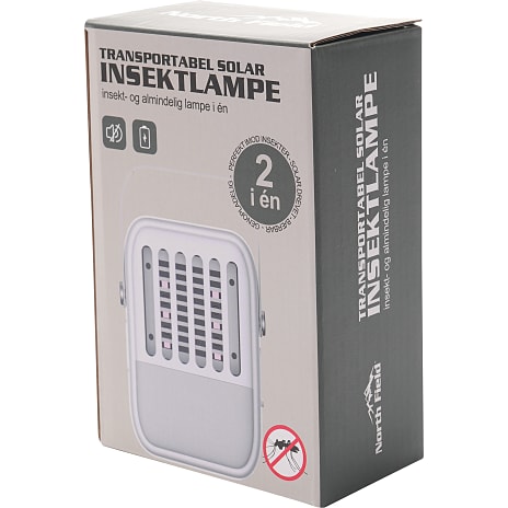 North Field transportabel solar insektlampe