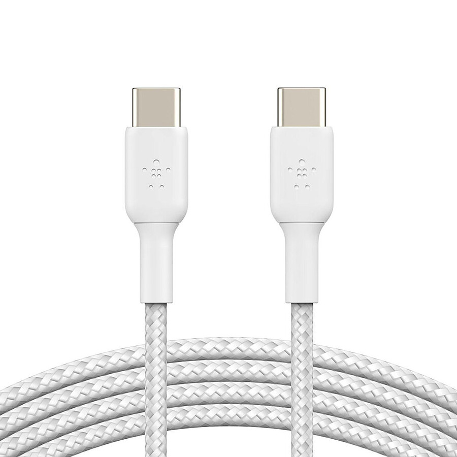 Câble USB-C vers USB-C (blanc) - 1 m