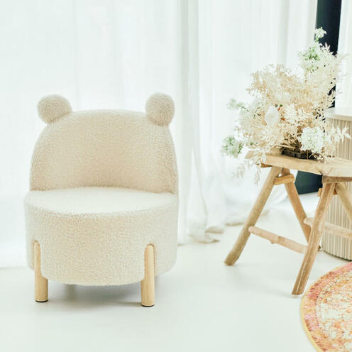 Chaise enfant Teddy Ecru - CHILDHOME