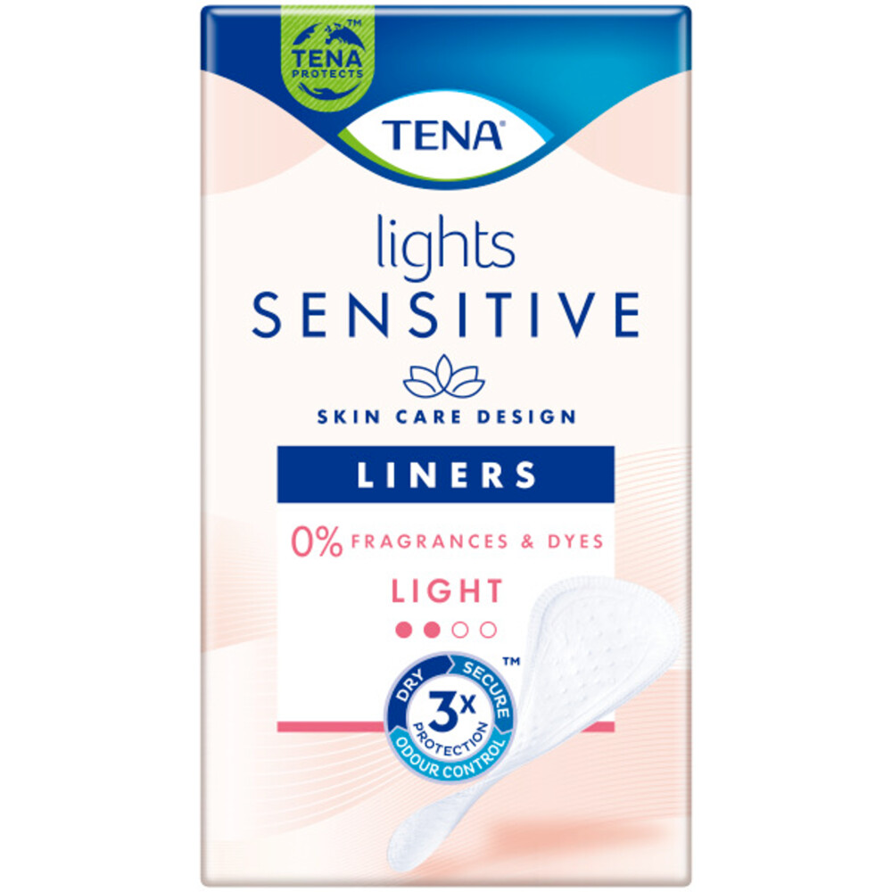 3x TENA Sensitive Lights Light28 stuks