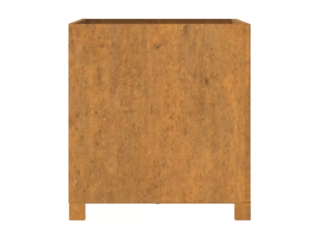 Jardinière bac lit surélevé marron 49 x 47 x 50 cm 02_0038878