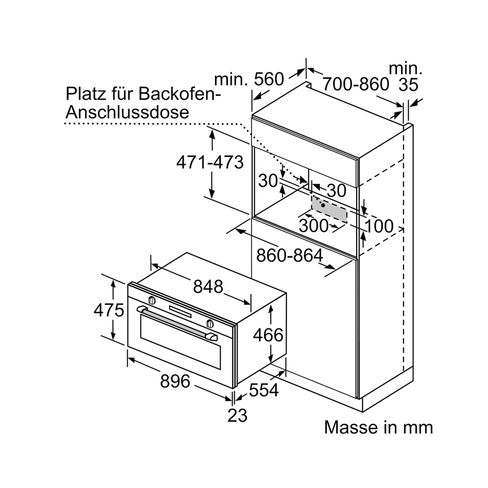 Siemens VB558C0S0 Einbau-Backofen 230V