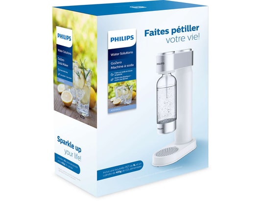 PHILIPS - Machine à soda ADD4902WH GoZero blanche