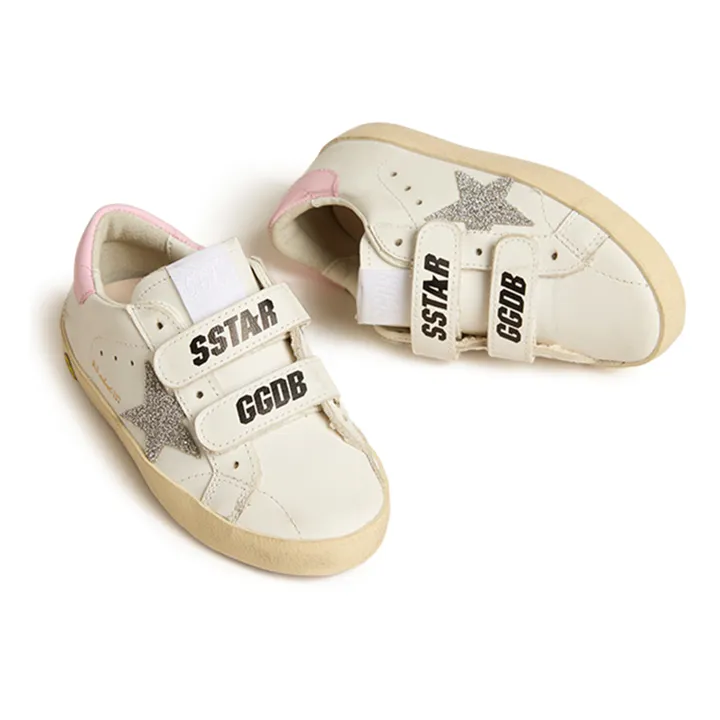 Golden Goose Baskets Scratchs Old School | Rose pâle