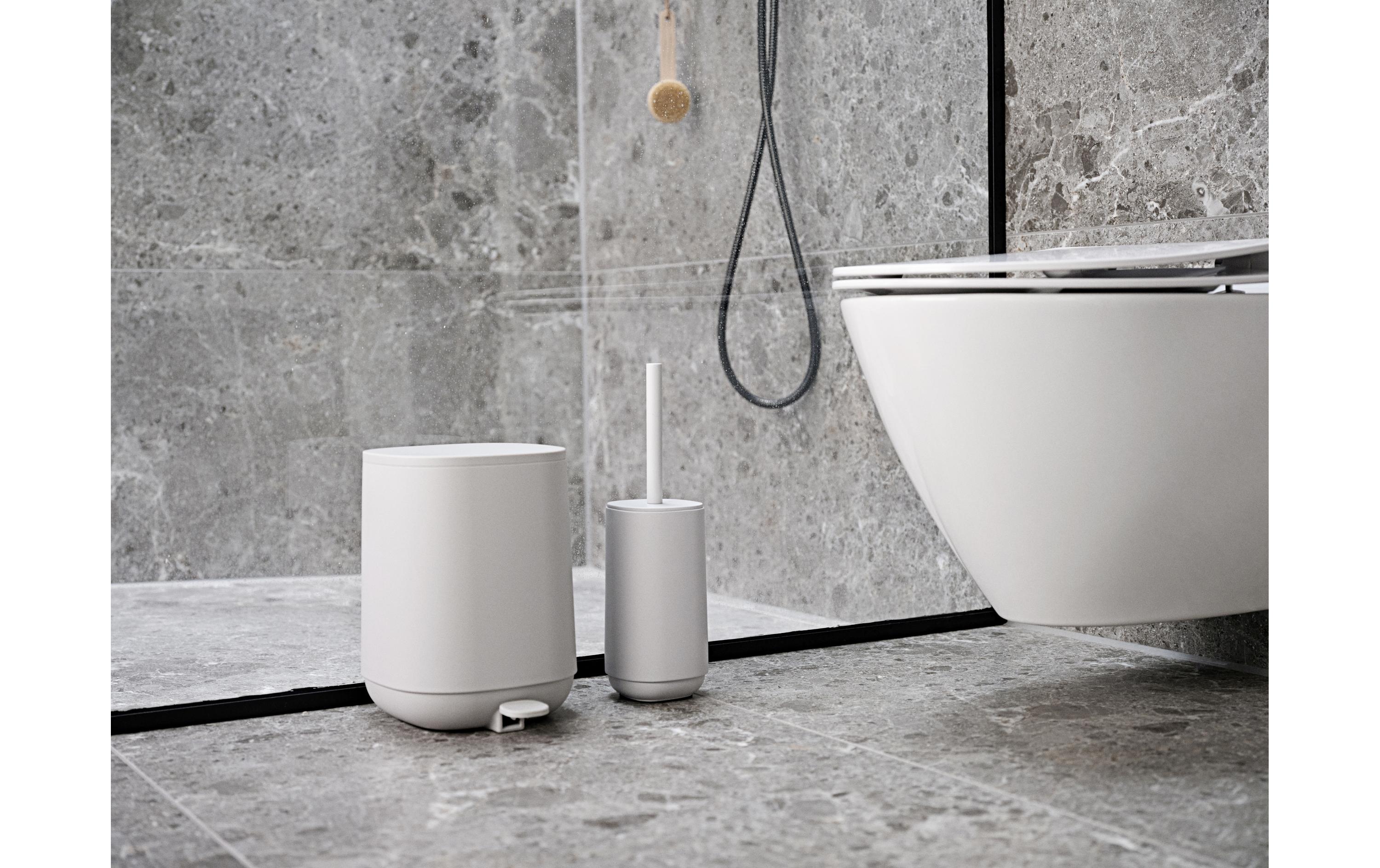 Toilettenbürste Time HellgrauToilettenbürsten-Set aus Beton