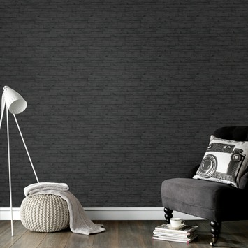Vliesbehang Odyssee zwart 101344