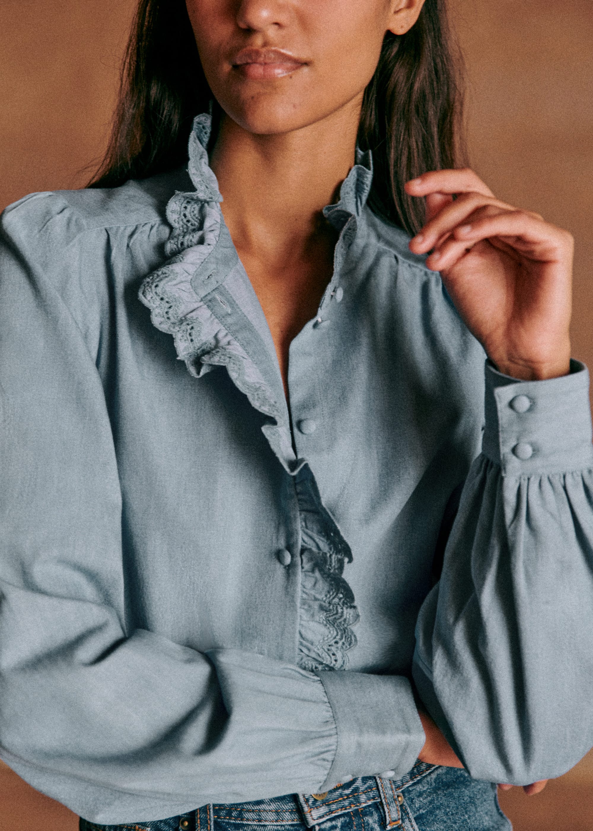 Chemise Chlo - Chambray - E-SHOP/CHEMISES & BLOUSES 5905280