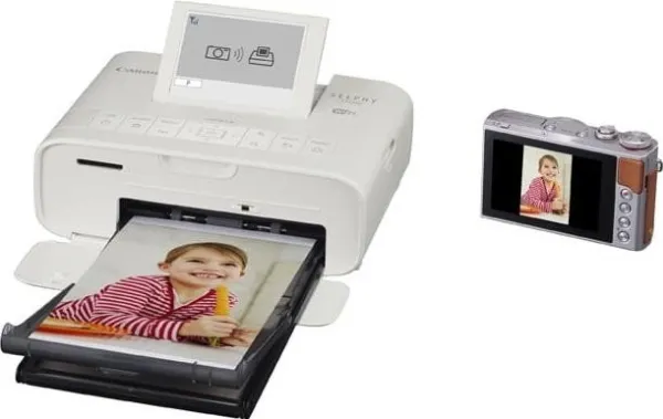 Canon SELPHY CP1300 - Printer - farve - farvesublimering - 148 x 100 mm op til 0.78 min./side (farve) - USB, USB vært, Wi-Fi - hvid