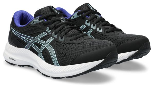 Chaussures Running Asics Gel-Contend 8 Noir/Bleu Femme