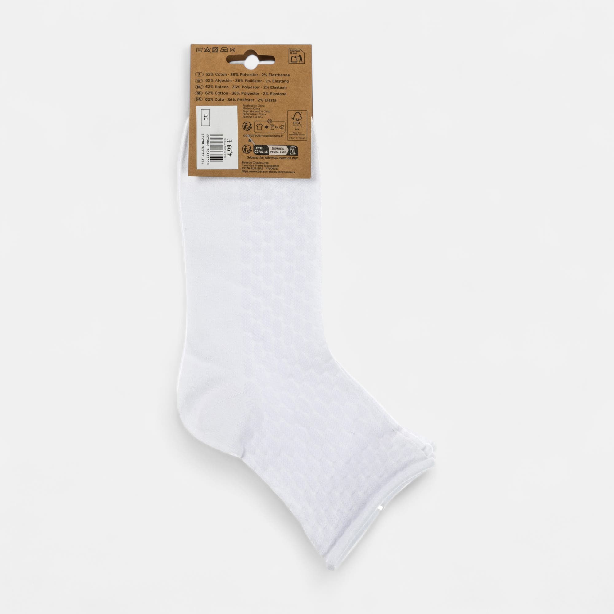 Chaussettes Femme blanc