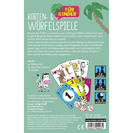 moses. Karten- und Würfelspiele für Kinder