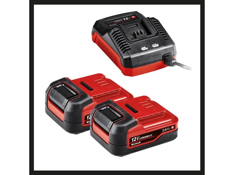 Einhell Akku-Schlagbohrschrauber TE-CD 12/1 Li-i 2x 2.0 Ah Kompakter 12 Volt-Akku-Schrauber mit Lithium-Ionen-Technologie