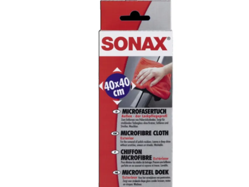 Sonax MicrofiberKlud Exteriør Rød