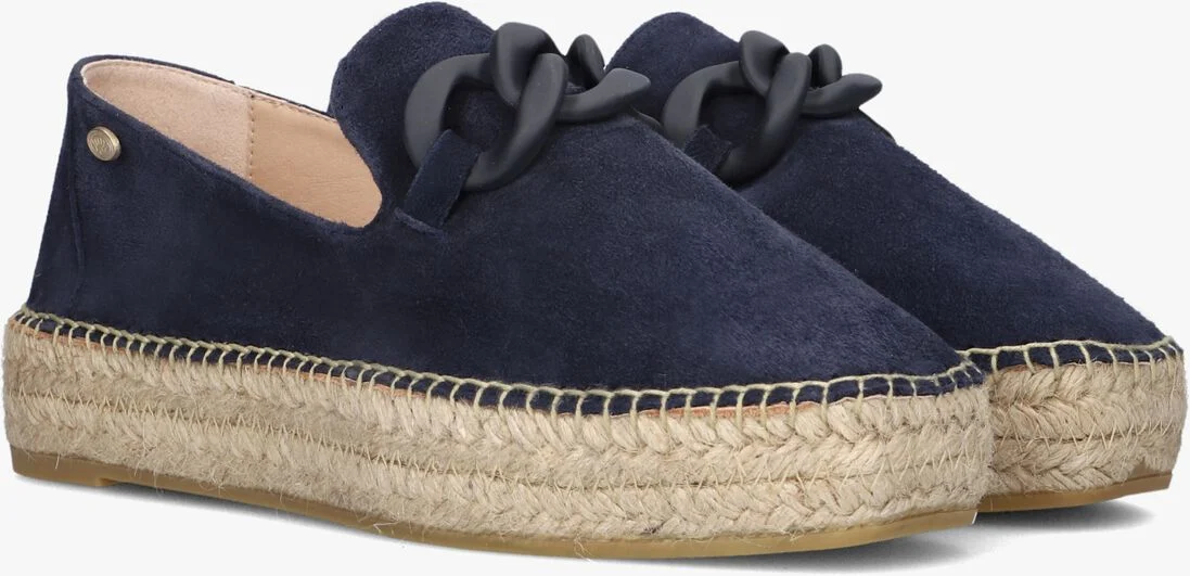 FRED DE LA BRETONIERE blauwe fred de la bretoniere espadrilles june li