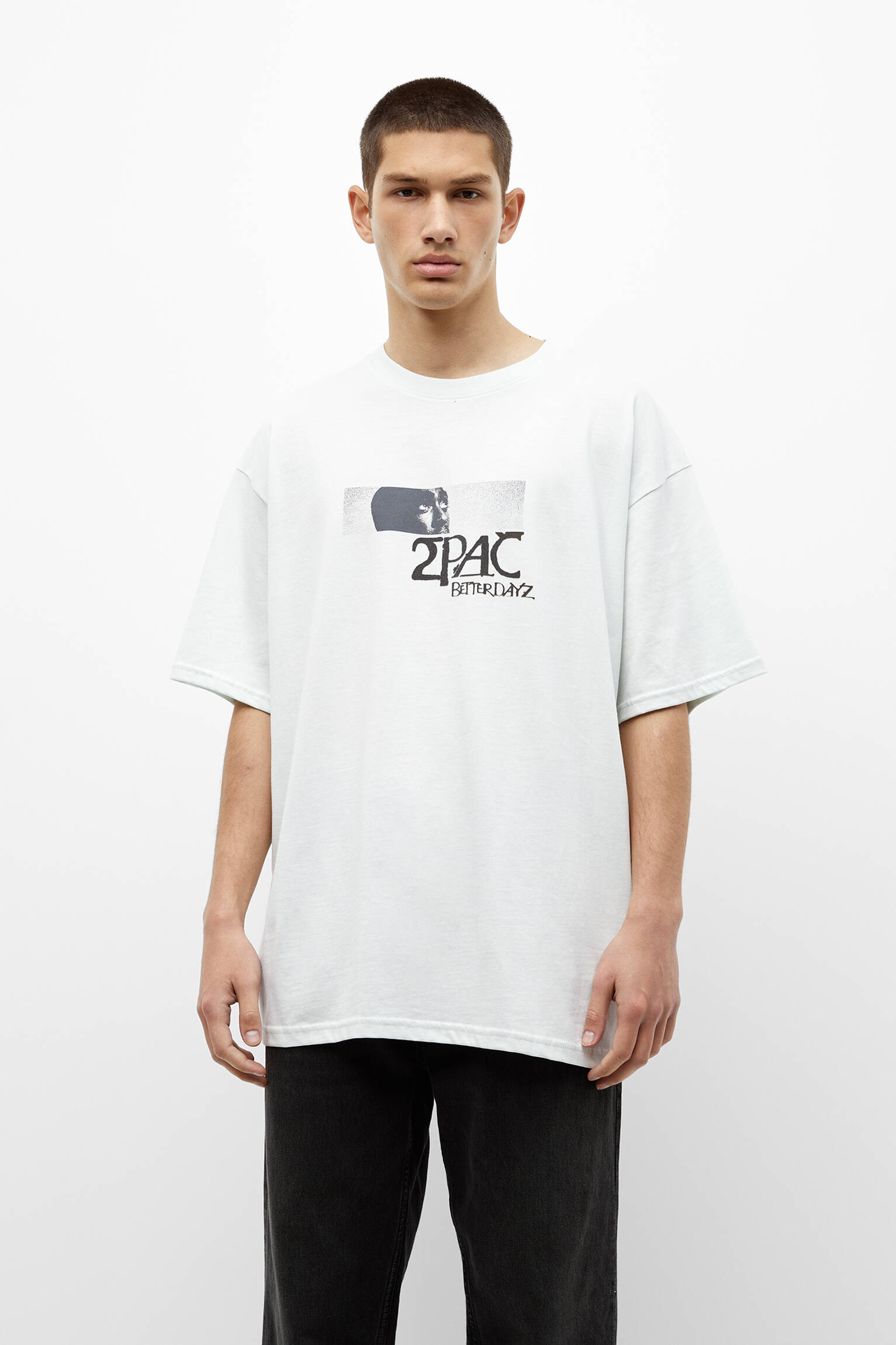 CAMISETA TUPAC OVERSIZED - MENTA