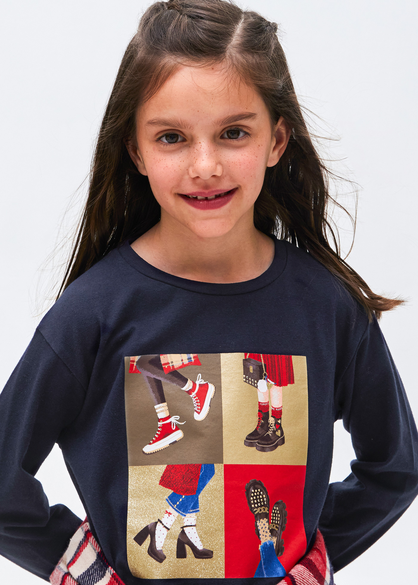 Camiseta estampada Better Cotton para meninas