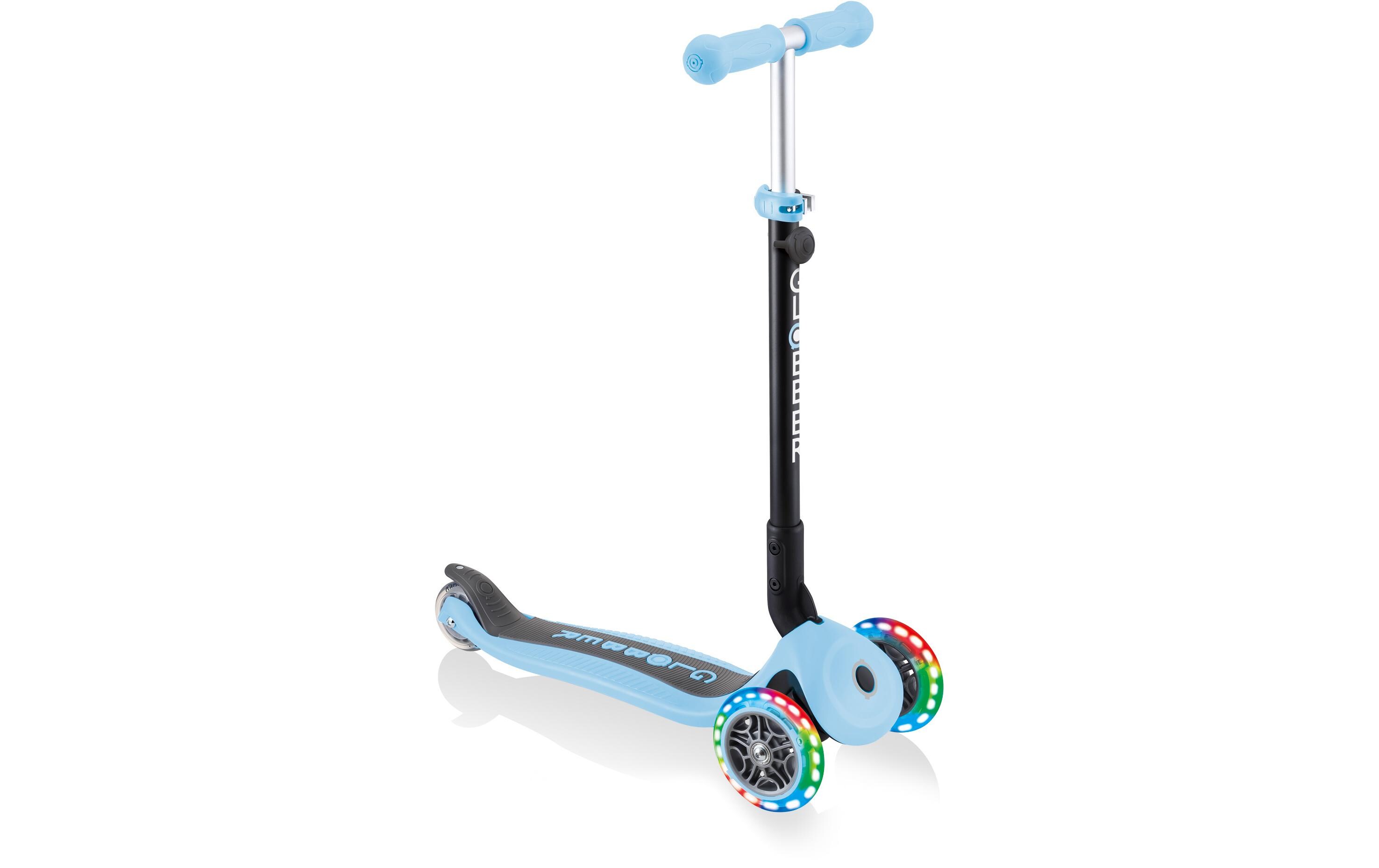 Scooter GO UP Foldable Plus Lights, Pastel Blau<br>Scooter