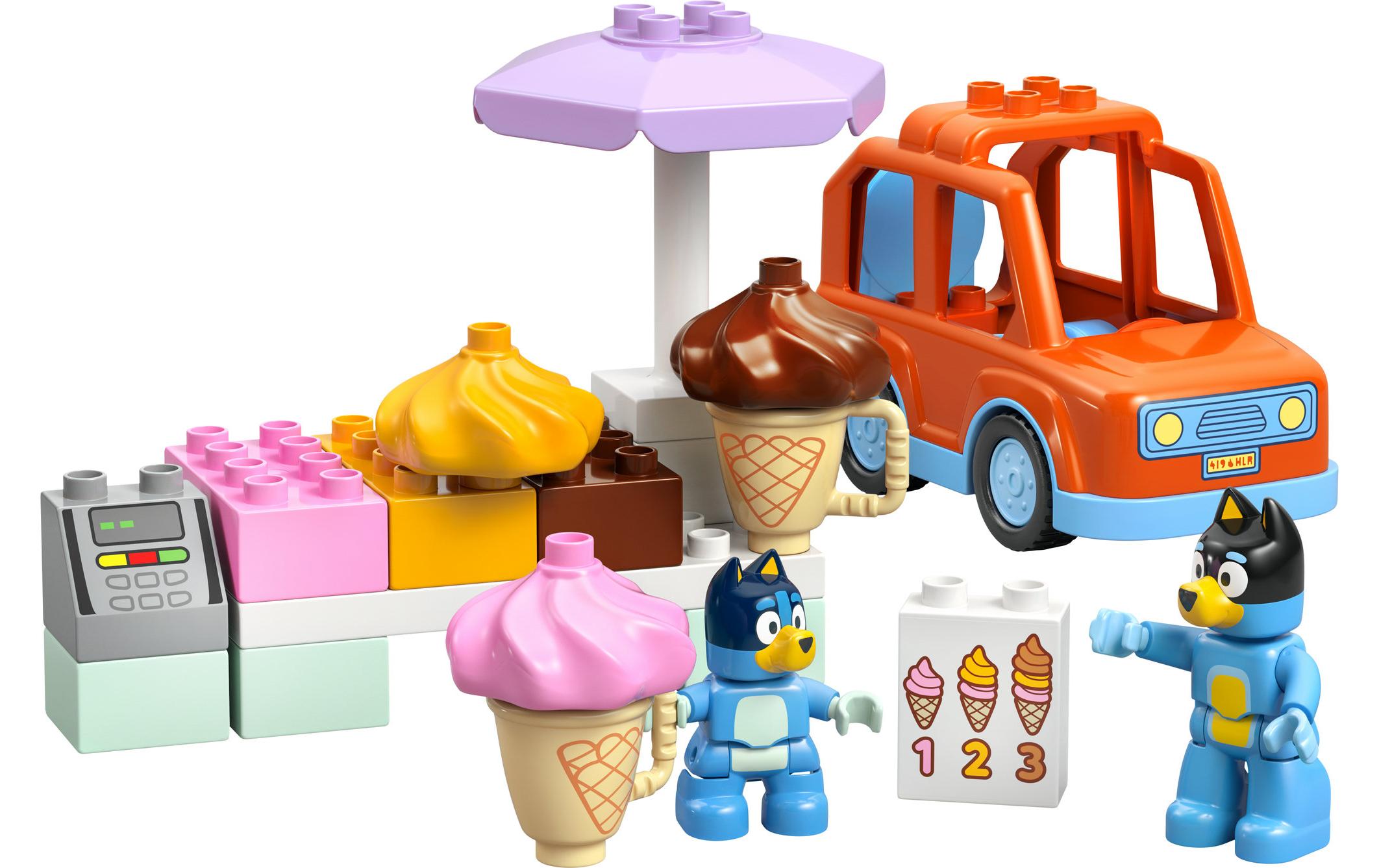 DUPLO® Ausflug zur Eisdiele mit Bluey 10458Bluey-Set für Kleinkinder