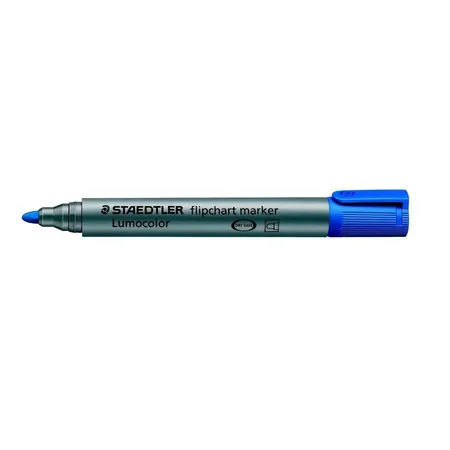 STAEDTLER® Flipchartmarker Lumocolor Rundspitze, blau