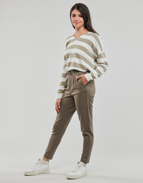 Only - ONLPOPTRASH LIFE EASY COL PANT PNT - Marron