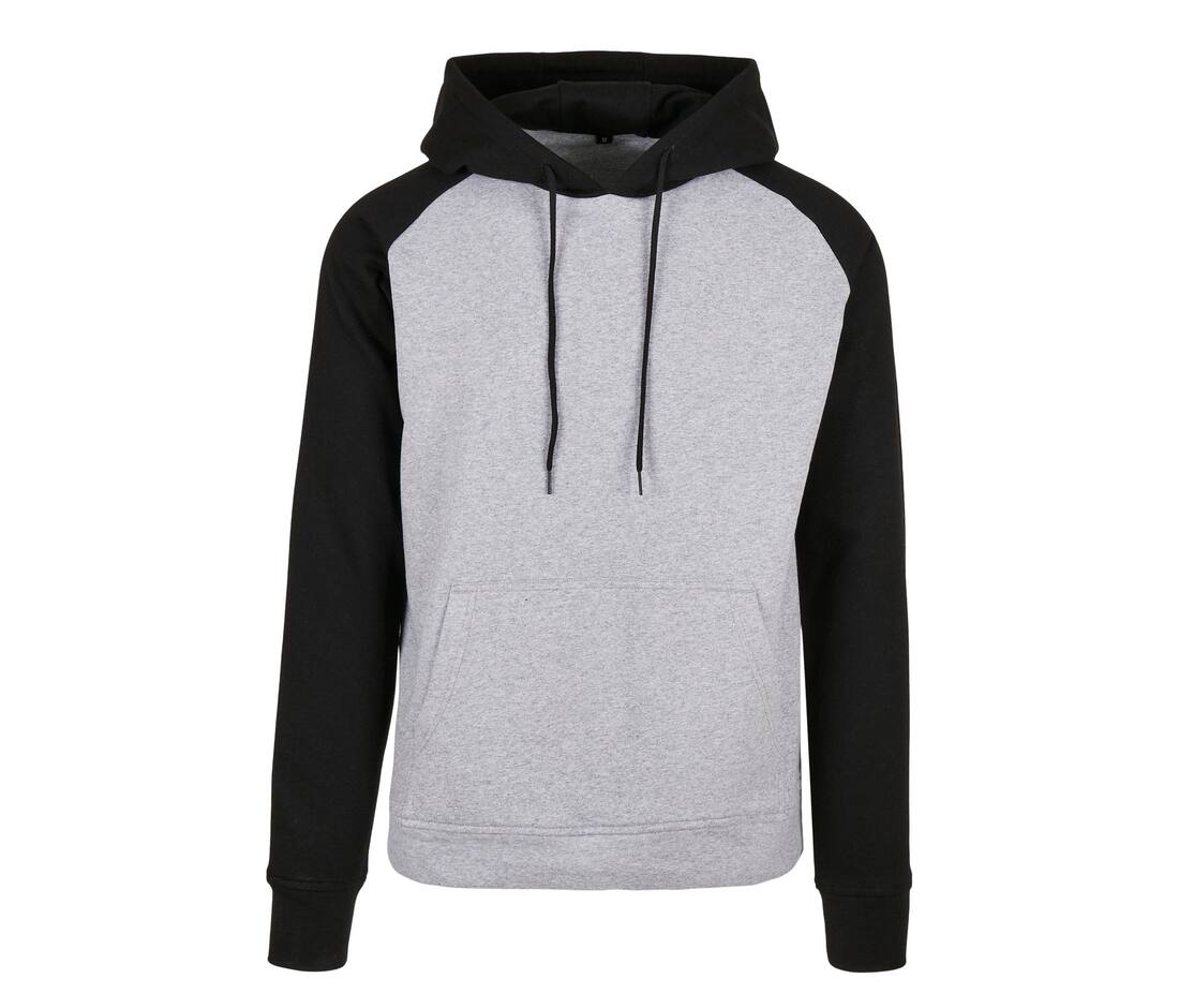 BUILD YOUR BRAND BYB005 - Sweat capuche manches et capuche contrastées