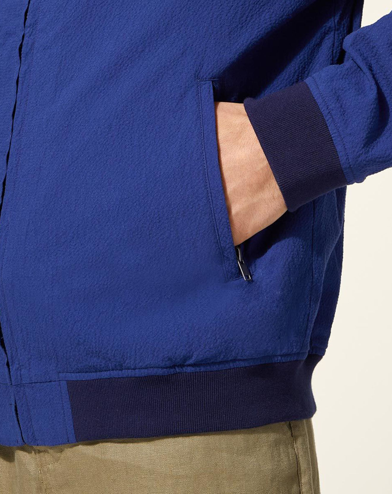 Galeries Lafayette Blouson Kaseer bleu foncé