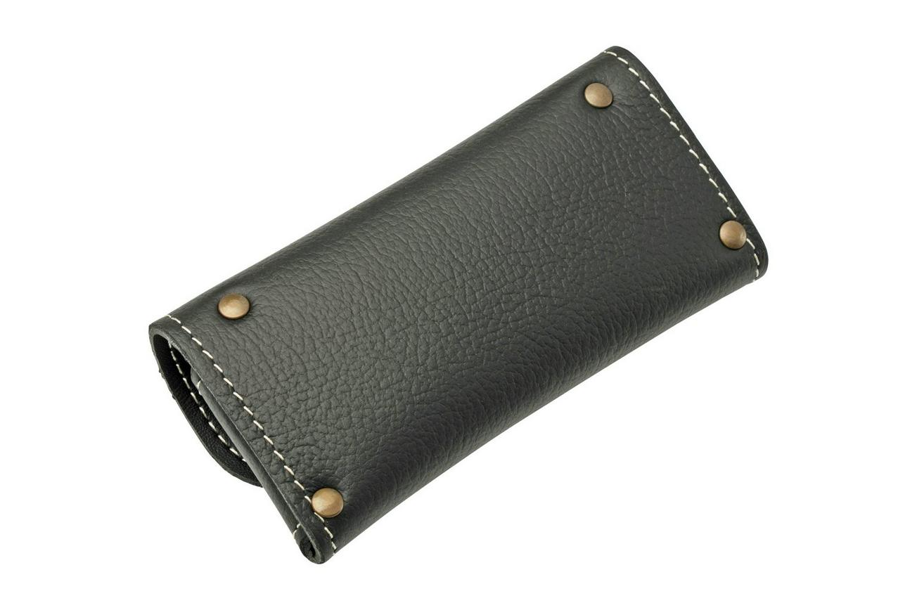 LionSteel 900FD01 PL etui groot, zwart leer