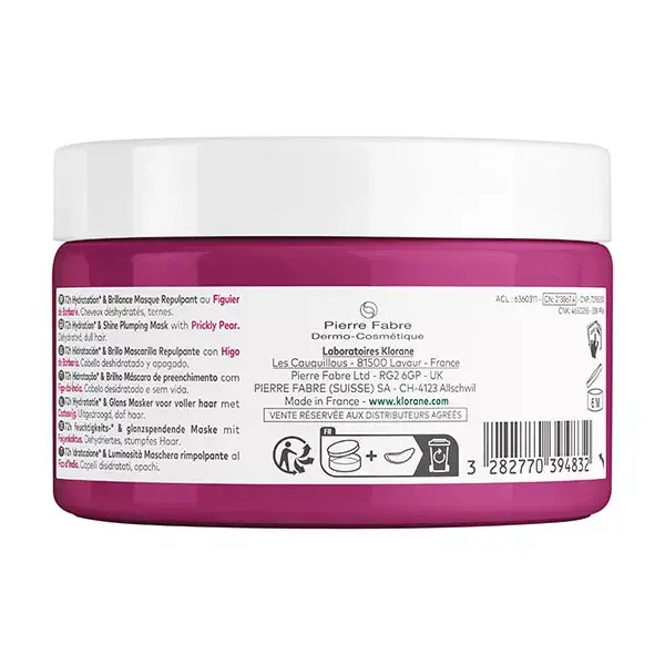 Máscara Facial Klorane Prickly Pear 72h para Hidratação e Brilho 250ml