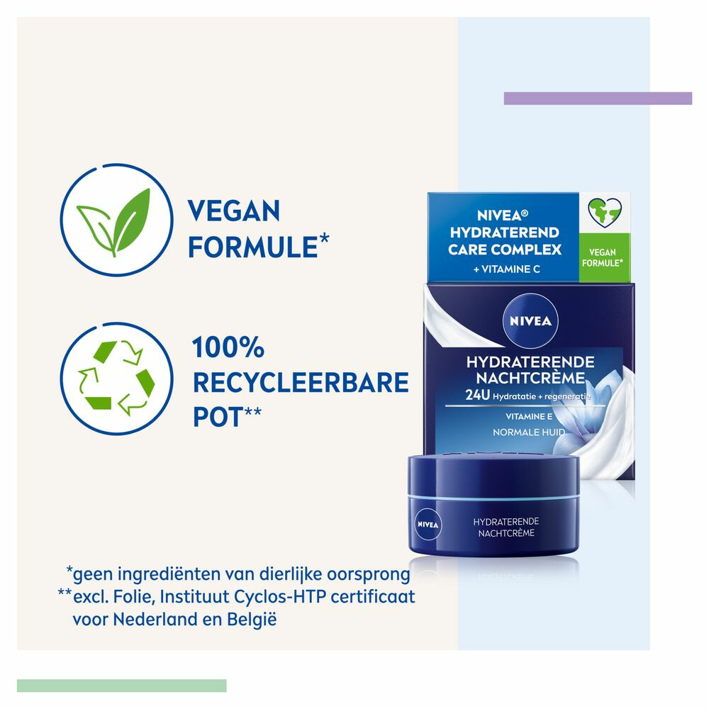 Nivea Nachtcrème Hydraterend50 ml